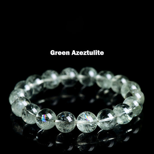 Green Azeztulite bracelet