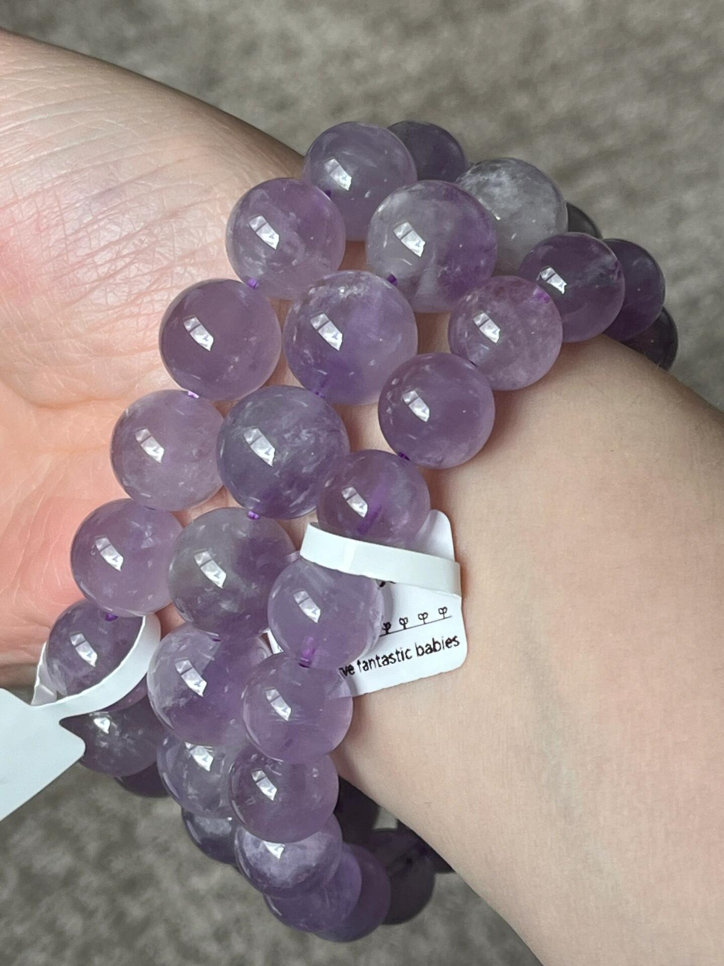 Lavender Crystal bracelet