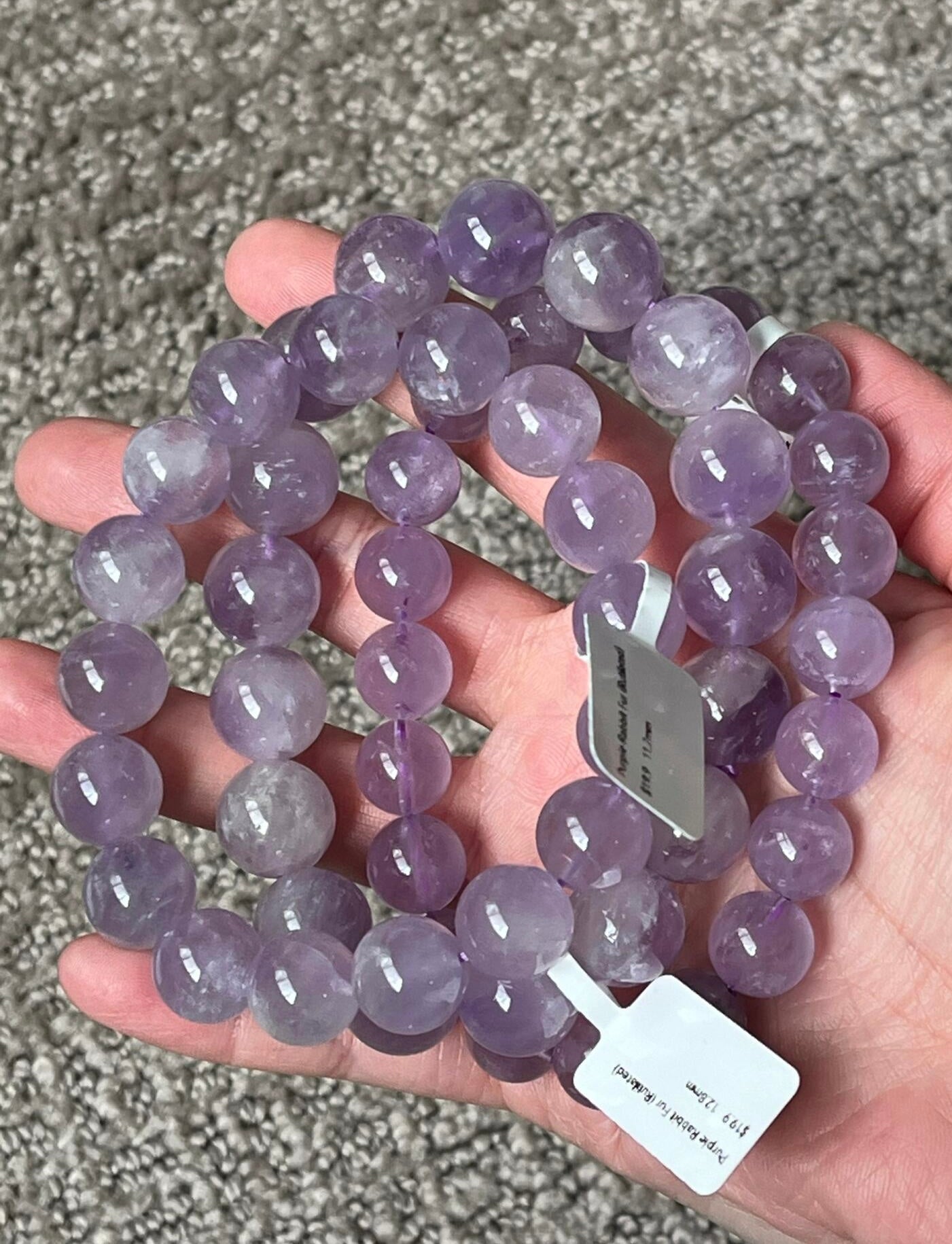 Lavender Crystal bracelet