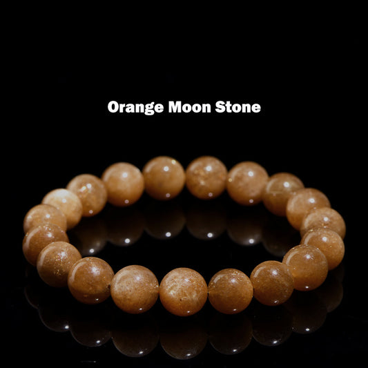 Starlight Orange Moon Stone bracelet