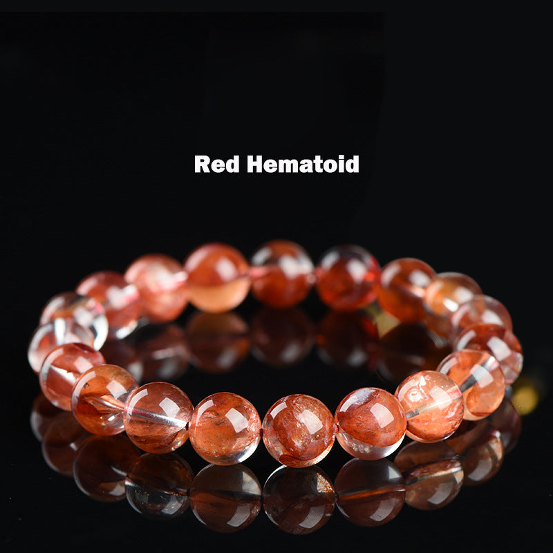 Red Hematoid Quartz bracelet