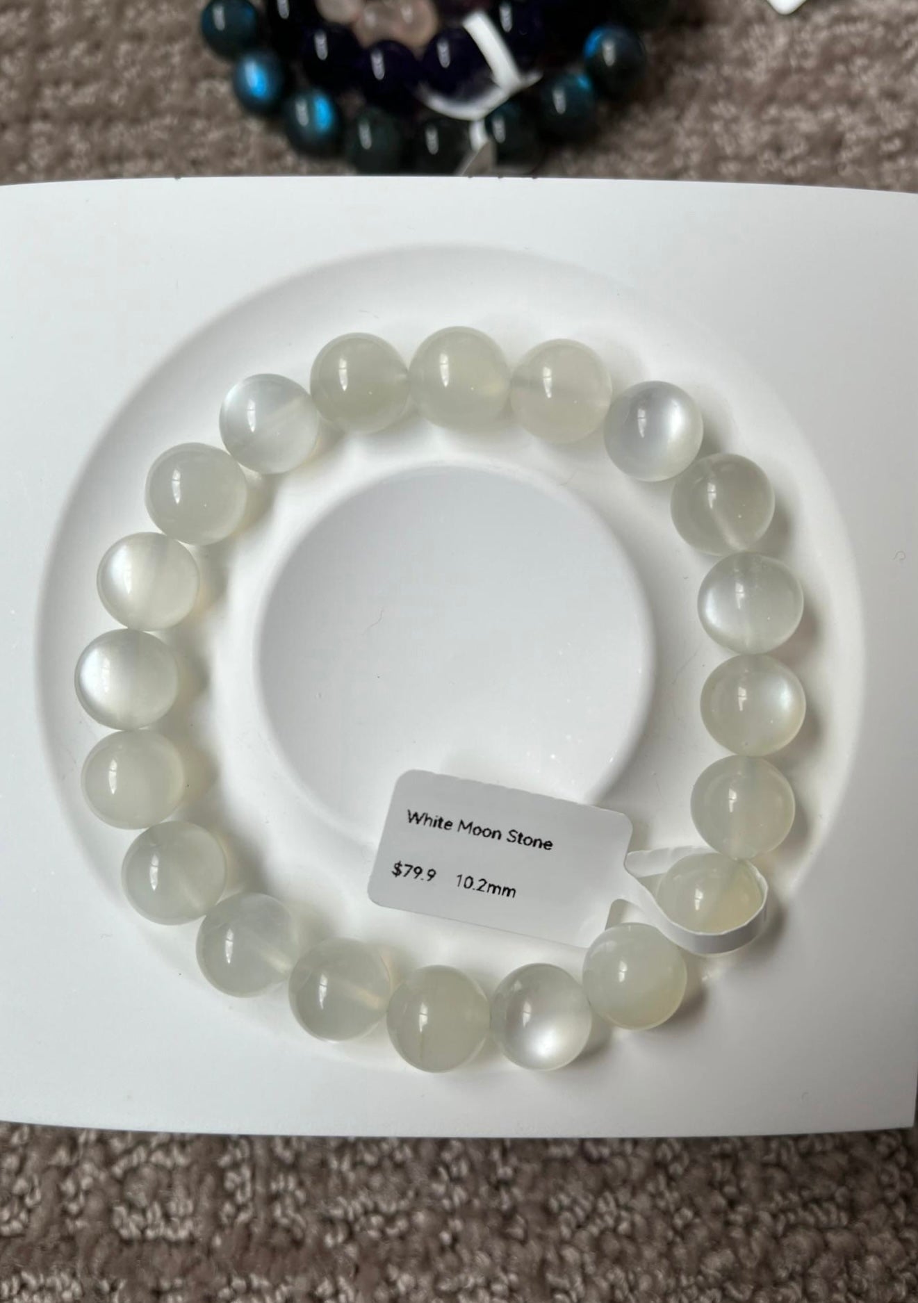 White Moon Stone bracelet