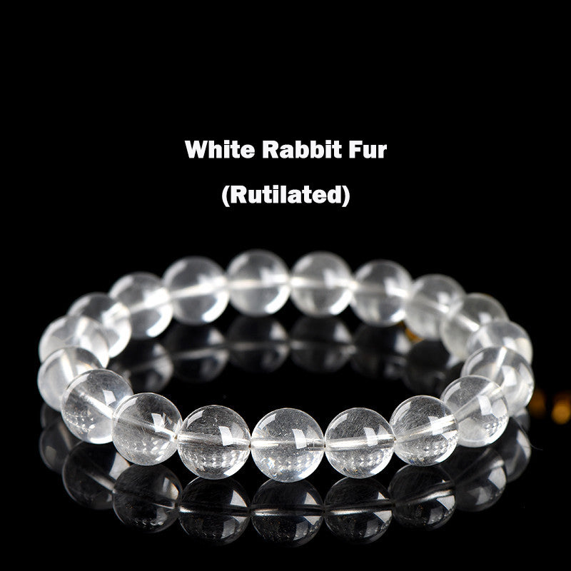 White Rabbit Fur (Rutilated) bracelet